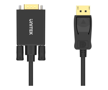 Kabel komputerowy UNITEK Adapter DisplayPort - VGA (kabel 1.8m) Y-5118F